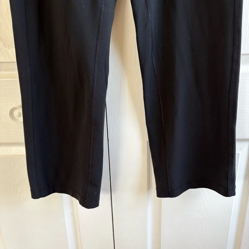 Lululemon Octagon Original Logo Black Athletic Black Pants Men’s S Wide Leg Pull